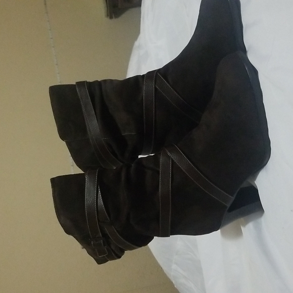 Brown Miranda Boots,Women's 12W - Picture 3 of 4